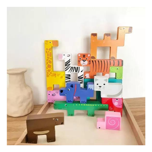 JUGUETES ECO FRIENDLY JUGUETES DE ANIMALES DE MADERA DE TENDENCIA PARA ENSEÑAR A LOS NIÑOS JUGUETE DE LA MEJOR CALIDAD BUEN PRECIO - Product Image 2