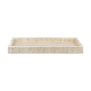 Premium Quality Travertine <b>Marble</b> <b>Tray</b> Handcrafted Natural Stone Decorative Home Organizer Accent - Product Image 3