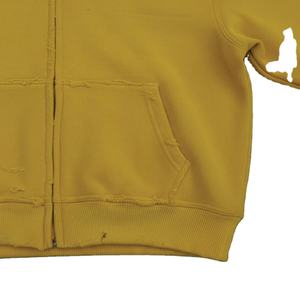 Sudaderas con Capucha para Hombre, Invierno, Logotipo en Relieve, Impresión 3D, Corte Regular, Cierre de Cremallera, 350g, Poliéster/Algodón, Transpirables, Anti-Pilling - Product Image 4