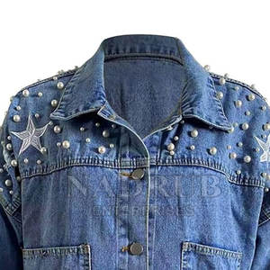 Custom Made Breathable Fashion <b>Rhinestone</b> <b>Jacket</b> For Women Long Sleeves Best Selling Women Fashion <b>Rhinestone</b> <b>Jacket</b> - Product Image 6