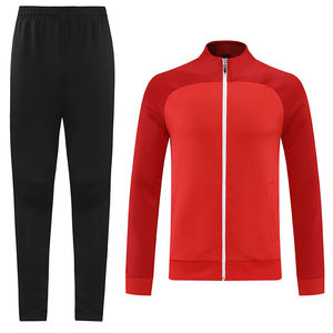 Chaqueta de fútbol para hombre 2023, pantalones, último chándal de Club, cuello con capucha de algodón 100%, tejido sólido para otoño, servicio OEM disponible - Product Image 2