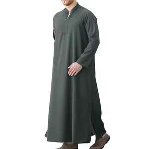 Shalwar qameez เสื้อผ้าสำหรับผู้ชายมุสลิมผ้าคอตตอนอิสลามมีให้เลือกทุกขนาด - Product Image 1