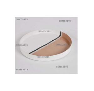 Dernière conception de plateau de service alimentaire en fer de haute qualité plateau de service de chocolats de forme ronde à bas prix - Product Image 1