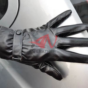 High Performance <b>Men</b> Leather Driver <b>Gloves</b> Built For Easy Steering And Reduced Hand Fatigue - Product Image 6
