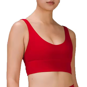 Sujetador Deportivo de Alta Sujeción para Mujer, Talla Grande, Transpirable, Cómodo, con Tirantes Ajustables y Bordado Acordonado sin Costuras, con Logotipo Personalizado OEM - Product Image 4