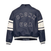 Veste en cuir Averix pour homme, col montant, respirante, coupe-vent, cuir véritable de haute qualité, hiver, vente chaude, logo personnalisé