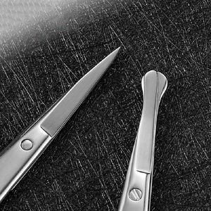 Top ciseaux à ongles professionnels Instruments de beauté Ciseaux à cuticules en acier inoxydable Lame droite tranchante Meilleure qualité à bas prix - Product Image 5