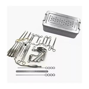 Amygdalectomie et adénoïdectomie Ensemble d'instruments chirurgicaux 30 pièces Manuel en acier inoxydable de haute qualité - Product Image 1