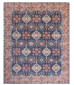 Tapis modernes de luxe en laine de soie faits à la main doux noués à la main taille personnalisable 5x8 à 12x14 pour le bureau à domicile et les hôtels couleur vibrante - Product Image 5