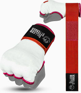 Bandages de coton demi-doigts d'arts martiaux sous les mitaines et la protection du poing Enveloppements de main Gants intérieurs pour la boxe et le MMA - Product Image 3