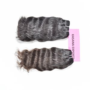 Procesamiento Natural ninguno Fabricante 100% Onda del cuerpo Paquetes alineados con cutícula Máquina India Extensiones de cabello humano de doble trama - Product Image 3