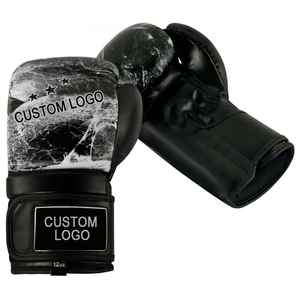 Calidad Premium cómodo portátil Fitness Gear empuñaduras de mano diseño de sublimación adulto PU cuero lucha guantes de boxeo hombres - Product Image 2