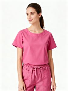 Uniforme d'hôpital, uniforme médical, blouse d'infirmière, uniforme à manches courtes, hauts élastiques, uniformes pour femmes, ensembles de blouses d'infirmière, vente en gros - Product Image 2