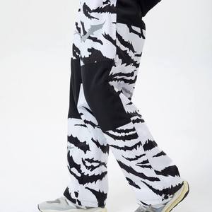 Unisex Extra a prueba de viento holgado invierno cálido nieve esquí pantalones sin MOQ suave Shell para esquiar ocio deportes de talla grande adultos transpirable - Product Image 4