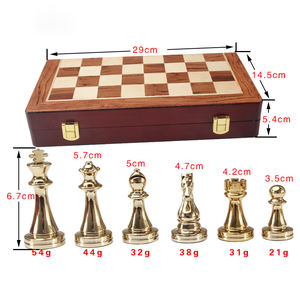 Juego de Ajedrez de Metal, Tablero de Ajedrez de Alta Calidad, Juego de Regalo de Lujo para Cumpleaños, Festivales, Regalos Empresariales - Product Image 3