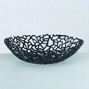 Panier de fruits long en métal de couleur noire utiliser des articles de stockage d'hôtel et de restaurant à la maison avec personnalisation disponible au prix de gros - Product Image 3