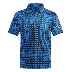 Polo de sublimation 100% polyester chemises à séchage rapide polo haute performance course vêtements de sport logo personnalisé polyester golf - Product Image 1