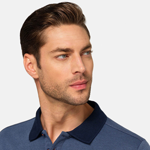 2024 hombres Smart Casual manga corta verano para punto transpirable patrón sólido OEM impreso de talla grande Jersey algodón fibra de bambú - Product Image 5