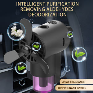 Diffuseur d'arômes de voiture intelligent portable à <span class=keywords><strong>diffusion</strong></span> rapide 2026 avec petit ventilateur rechargeable, désodorisant d'air de voiture 200mAh, huile parfumée - Product Image 6