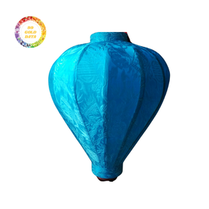 Lanternes artisanales du Nouvel An vietnamien de qualité export avec cadre en soie et bambou - Product Image 6