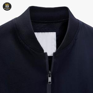 Abrigos para hombre, chaqueta para correr personalizada, bombardero bordado de satén, ropa para hombre, chaqueta cortavientos de béisbol para correr - Product Image 3