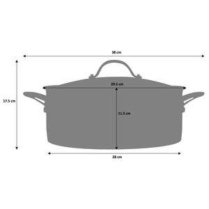 Casserole de cuisson en acier inoxydable classique de haute qualité, robuste, avec couvercle, écologique, pour hôtels, restaurants, occasions de fête - Product Image 6