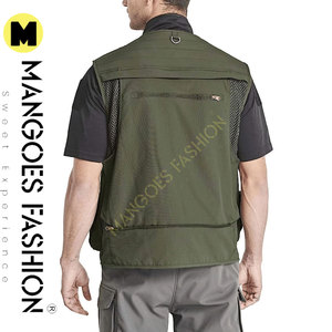Outdoor High Visibility ANSI Class 1 Waterproof Safety Vest Workwear-Customized Logo Option High Quality MOQ 10 Pcs Polyester - Product Image 2
