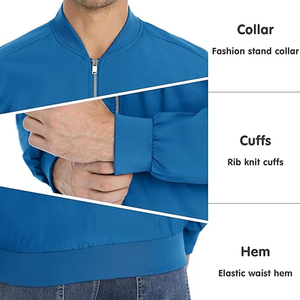 Chaquetas Bomber para Hombre Hechas a Medida, Venta Directa de Fábrica, Ropa Casual de Alta Calidad para Invierno, Tela en Estado Nuevo - Product Image 3