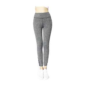 Manufacturer's Custom-Made <b>Women's</b> Mid-Waist Yoga <b>Leggings</b> Unique Solid Pattern Design Latest Fashion Pants Factory Rates - Product Image 1