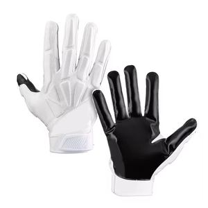 Gants de football américain à forte adhérence avec paume antidérapante et ajustement confortable en spandex - Product Image 6