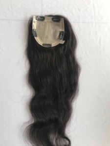 Most Selling Raw 100% Unprocessed Cambodian 18 Inch 5x5 Topper Extensions Single Donor Black Womens Indian Supplier 12A Remy - Product Image 2