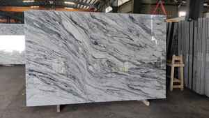 Producto pulido de granito blanco Viscon de estilo de diseño moderno y Premium disponible en forma de losa grande - Product Image 4