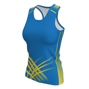 Uniforme de netball de sport pour femme de haute qualité Logo personnalisé robe sans manches Design original imprimé Technics vêtements de sport de grande taille - Product Image 1