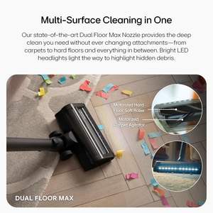 Aspirateur-balai sans fil CordZero A937 avec base à vidage automatique, autonomie de 30 à 60 minutes avec batterie rechargeable supplémentaire, usage domestique - Product Image 2