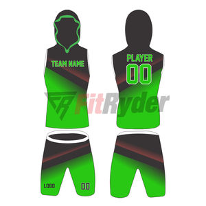 Uniformes de logotipo personalizado 7v7 de alta calidad, el mejor Material de poliéster sostenible transpirable, precio, servicio OEM, equipos de fútbol americano - Product Image 5