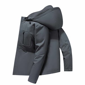 Chaqueta exterior impermeable con capucha para hombre al por mayor con función de prevención de aceite y suciedad chaqueta 2025 - Product Image 4