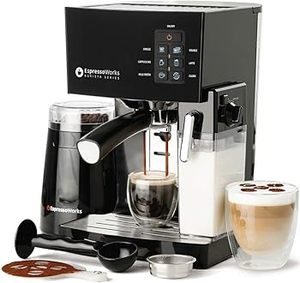 Cafetera Espresso Comercial Eléctrica Semiautomática Portátil Premium con Pantalla Táctil, Compatible con Café Francés para Cafeterías - Product Image 4