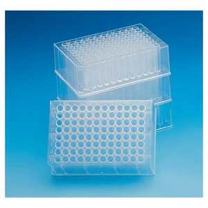 Placas de Poliestireno Sin Tratar de 96 Pocillos y Fondo Redondo, Modelo 278605, para Laboratorios - Product Image 1