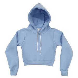 เสื้อฮู้ดดี้ผู้หญิงผ้าฝ้ายทรงครอป แขนยาว ทรงโอเวอร์ไซส์ ปักลาย DTG สไตล์ลำลอง สตรีทแวร์ สำหรับออกกำลังกาย โยคะ ฤดูหนาว - Product Image 5