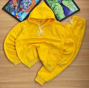 Ensemble de survêtement d'hiver en polaire noir pour homme, sweat à capuche, coupe régulière, tenue de sport, course à pied, entraînement, taille américaine/européenne - Product Image 4