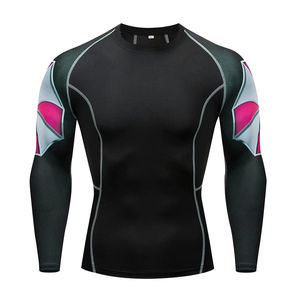 Fazn Industry Manufacture Men Wear Rash Guard Breathable Softness Wear <b>Long</b> <b>Sleeves</b> <b>Swim</b> Surfing Custom Rash Guard for Men d - Product Image 4