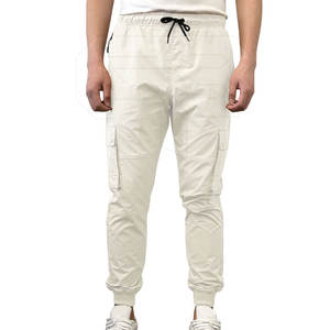 กางเกงคาร์โก้ลำลองสำหรับฤดูหนาว ไซส์ XL แบบสั่งทำพิเศษ น้ำหนักเบา ระบายอากาศได้ดี แห้งเร็ว เอวยางยืดปานกลาง ดีไซน์หน้าเรียบ ทรงตรง 100% - Product Image 2