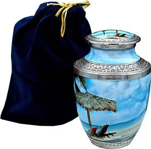 โกศอลูมิเนียมสำหรับขี้เถ้าจากมนุษย์ผลิตในอินเดีย - Product Image 2