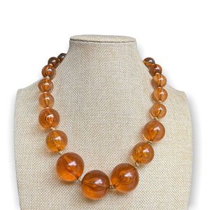 Collar de Bolas de Resina Personalizado, Cadena de Cuerda, Estilo Vintage, Joyería para Mujer, Personalización, Artesanía MOHSIN, para Fiestas y Bodas - Product Image 1