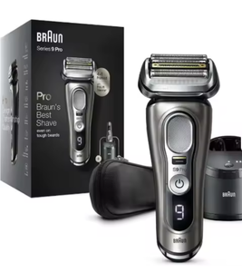 Afeitadora Eléctrica Auténtica Serie 9 Pro 9476CC de Acero Inoxidable con Piezas y Accesorios Completos - Product Image 3