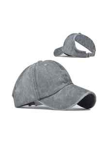 Casquette de baseball de luxe à 6 panneaux en coton noir non structurée, casquette de camionneur unie avec logo brodé personnalisé pour hommes et femmes - Product Image 5