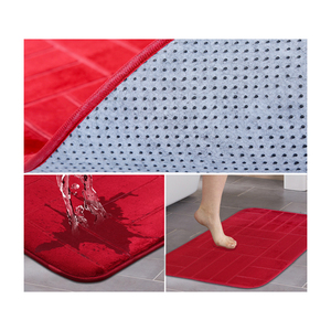 Tapis à séchage rapide à absorption d'eau antidérapante tapis de salle de bain tapis de bain ensemble de tapis de bain pour salle de bain toilette - Product Image 5