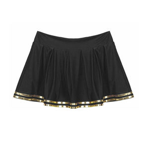 Ensembles d'uniformes de cheerleading personnalisés noirs pour filles, équipe de jeunes, compétition, polyester respirant, vente en gros - Product Image 6