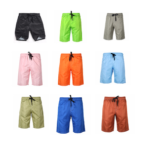 Alta calidad de secado rápido personalizado OEM liso en blanco hombres pantalones cortos de playa tabla de surf shortsDDP envío DDP envío - Product Image 3