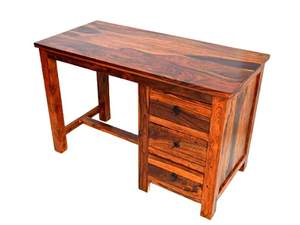 wooden drawer <b>dressing</b> <b>table</b> companion natural wood grain drawer <b>table</b> affordable wooden drawer <b>table</b> by CRAFT ZONE EXPORT - Product Image 4